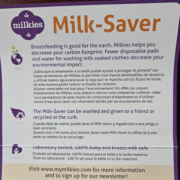 Milkies Milk-Saver Breast Milk Collector Storage - Picture 12 of 15